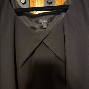 Talbots Black Blouse